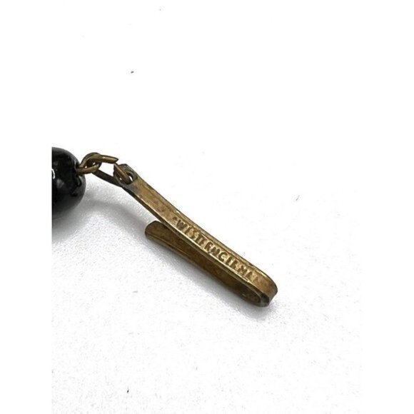 Vintage Turquoise Onyx Glass Bead Choker Necklace - Picture 6 of 7